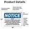 Signmission Posted No Cutting Of Trees Limbs Brush, 18 in W x Rectangle, Vinyl Decal OS-2PACK-NS-D-1218-L-17718 - alternate 5
